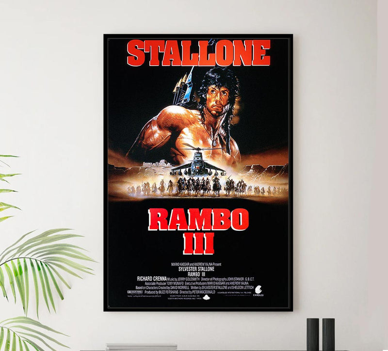 Rambo III 1988 v1 - Classic Movie Poster