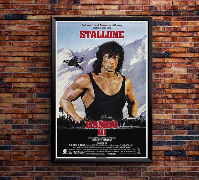 Rambo III 1988 v2 - Classic Movie Poster