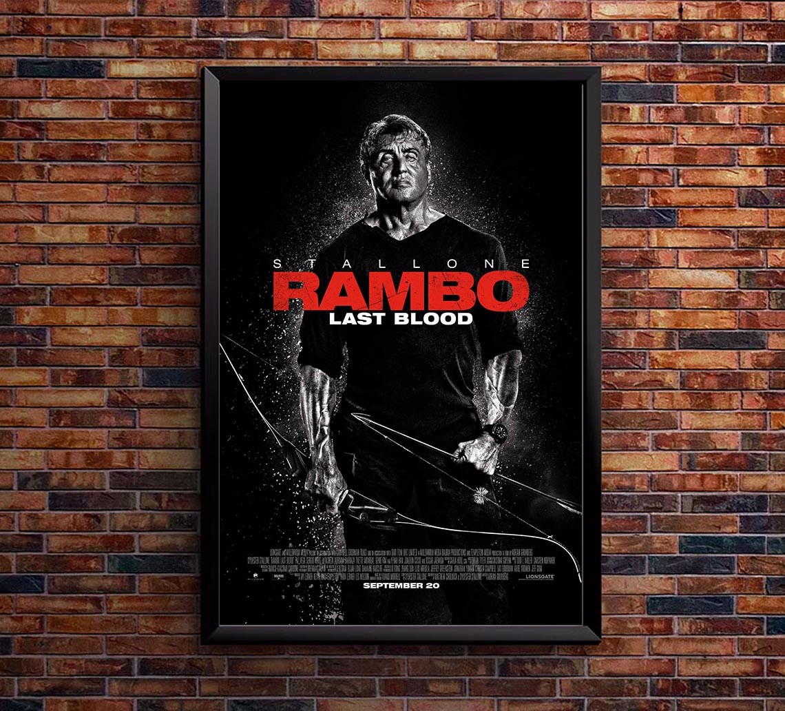 Rambo Last Blood 2019 - Classic Movie Poster