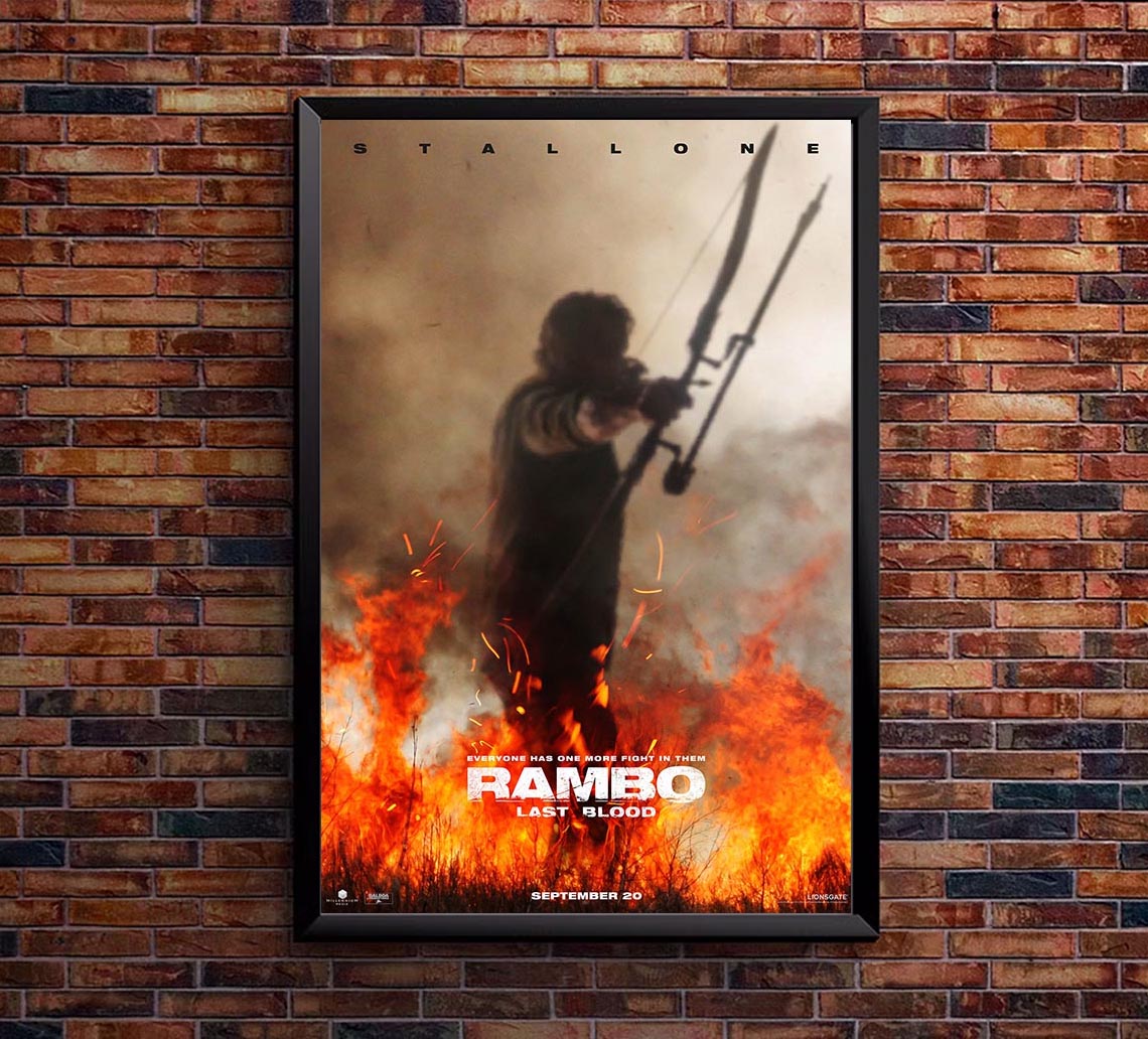 Rambo Last Blood 2019 v2 - Classic Movie Poster