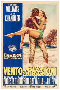 Raw Wind in Eden 1958 - Esther Williams - Italy - Classic Movie Poster