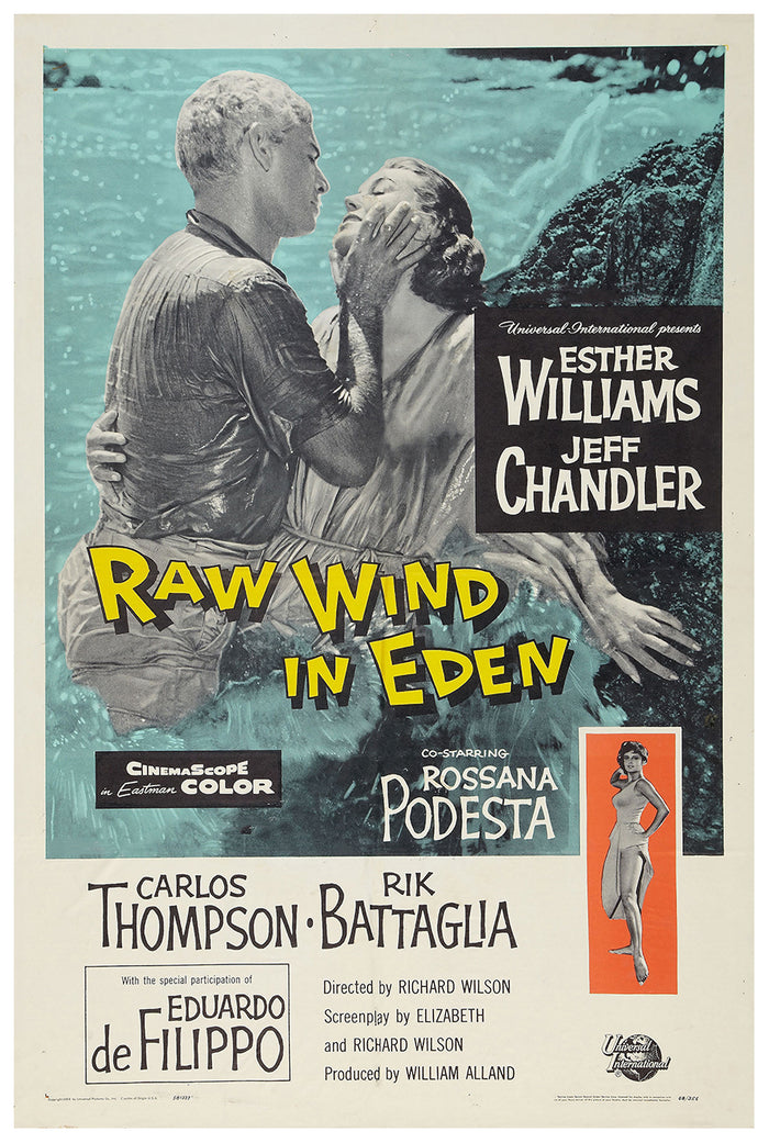 Raw Wind in Eden 1958 - Esther Williams - US - Classic Movie Poster