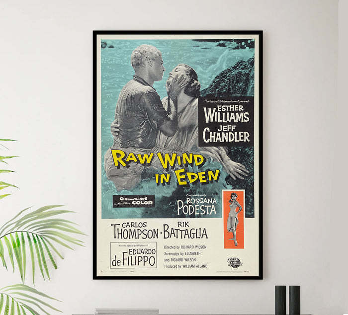 Raw Wind in Eden 1958 - Esther Williams - US - Classic Movie Poster