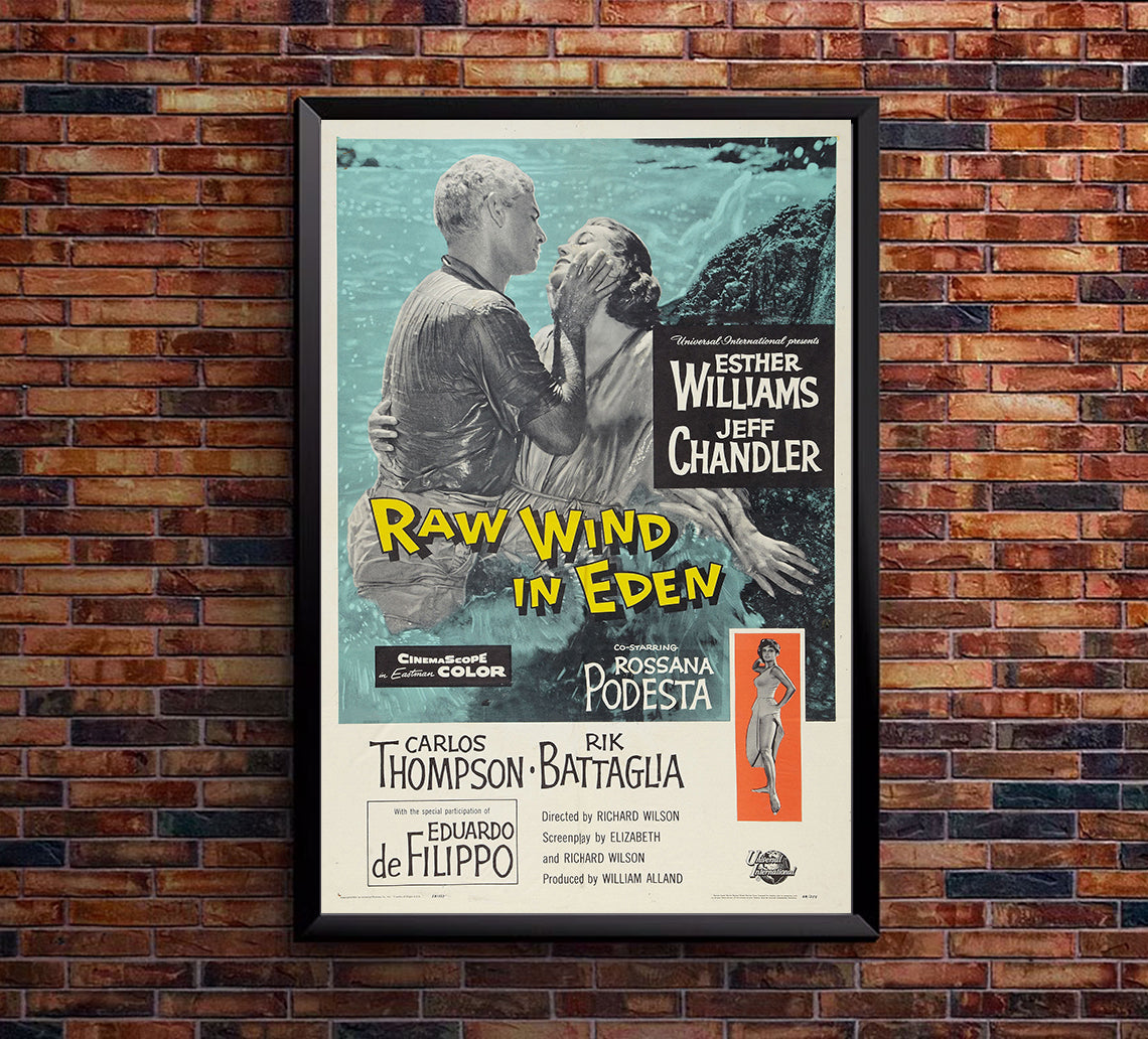 Raw Wind in Eden 1958 - Esther Williams - US - Classic Movie Poster