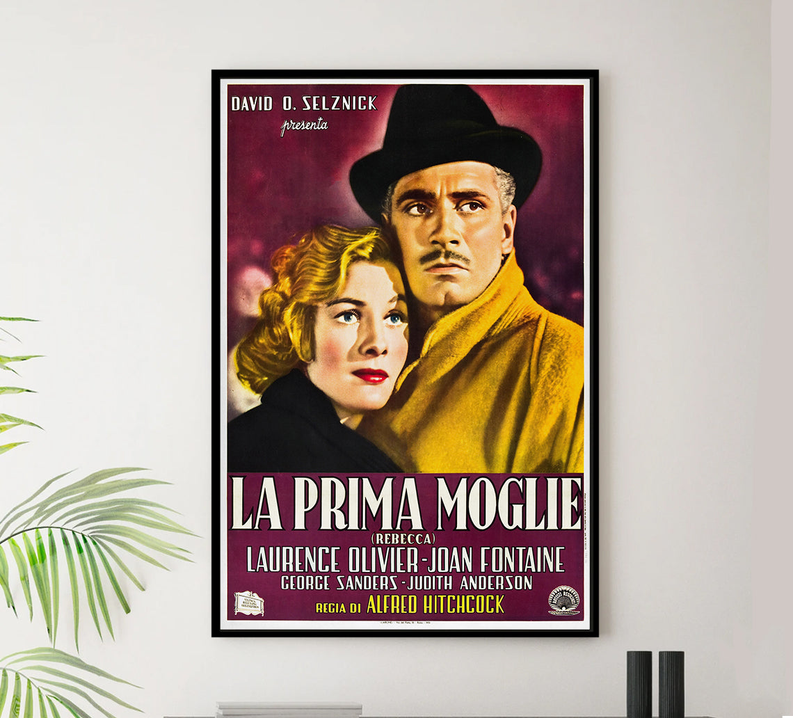 Rebecca 1940 - Laurence Olivier - Italy 2 - Classic Movie Poster