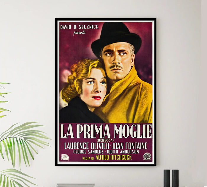 Rebecca 1940 - Laurence Olivier - Italy 2 - Classic Movie Poster