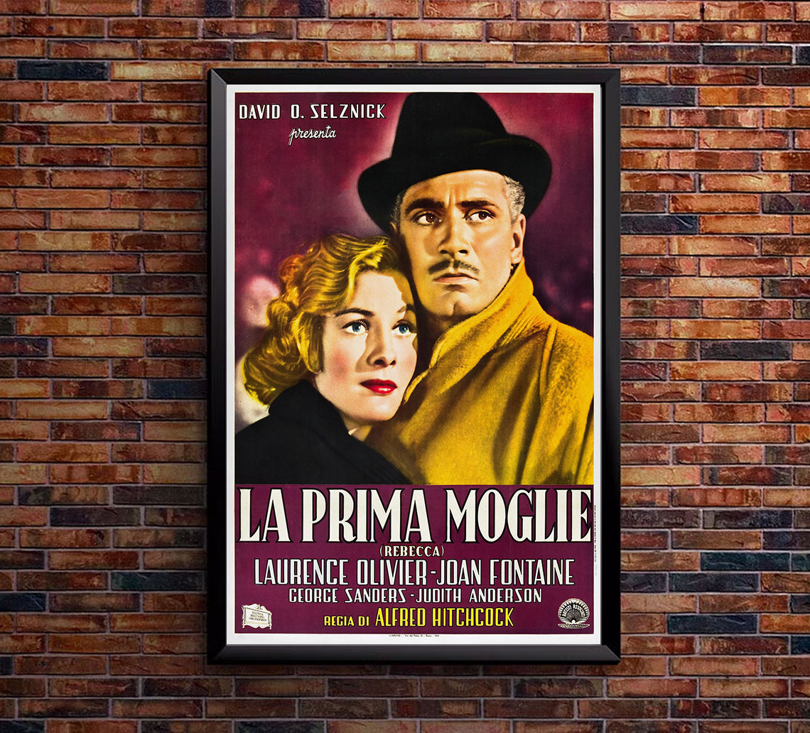 Rebecca 1940 - Laurence Olivier - Italy 2 - Classic Movie Poster