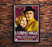 Rebecca 1940 - Laurence Olivier - Italy 2 - Classic Movie Poster
