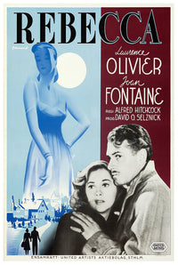 Rebecca 1940 - Laurence Olivier - Sweden - Classic Movie Poster