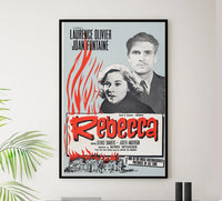 Rebecca 1940 - Laurence Olivier - UK - Classic Movie Poster