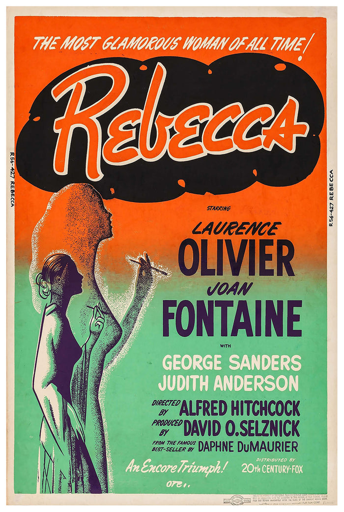 Rebecca 1940 - Laurence Olivier - US 4 - Classic Movie Poster