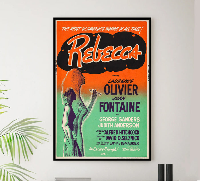 Rebecca 1940 - Laurence Olivier - US 4 - Classic Movie Poster
