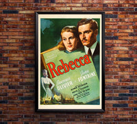 Rebecca 1940 - Laurence Olivier - US - Classic Movie Poster