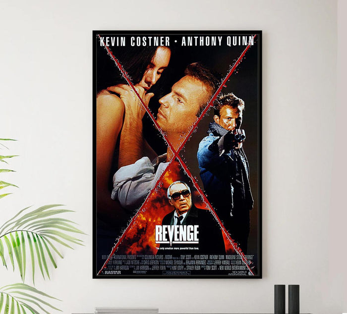 Revenge 1990 - Kevin Costner - Vintage Classic Movie Poster