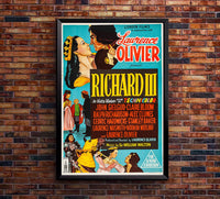 Richard III 1955 - Laurence Olivier - Australia - Classic Movie Poster