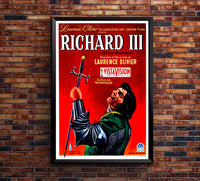 Richard III 1955 - Laurence Olivier - Belgium - Classic Movie Poster