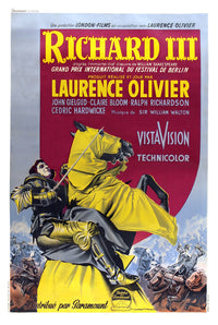 Richard III 1955 - Laurence Olivier - France 2 - Classic Movie Poster