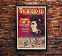 Richard III 1955 - Laurence Olivier - France - Classic Movie Poster