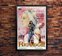 Richard III 1955 - Laurence Olivier - Spain - Classic Movie Poster