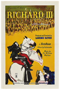 Richard III 1955 - Laurence Olivier - UK - Classic Movie Poster