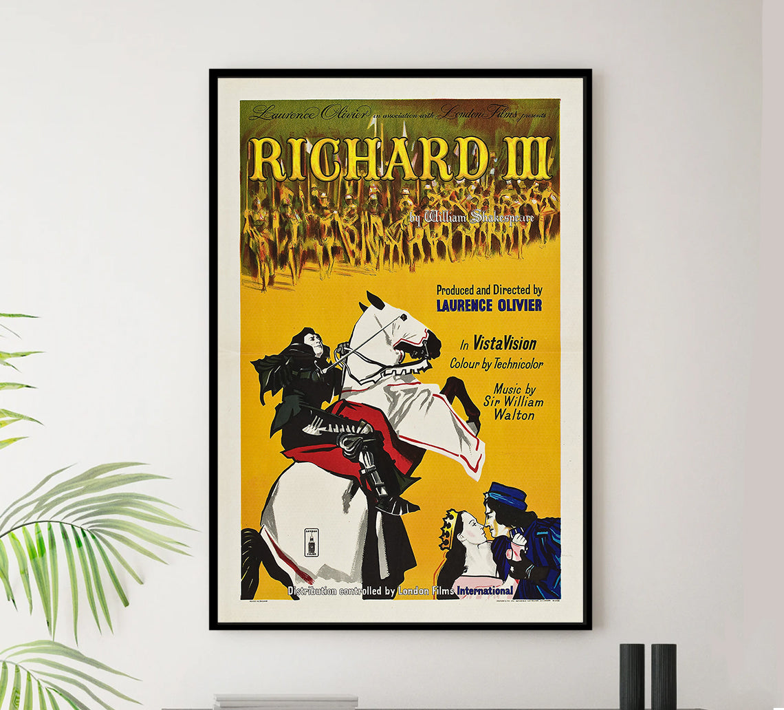Richard III 1955 - Laurence Olivier - UK - Classic Movie Poster