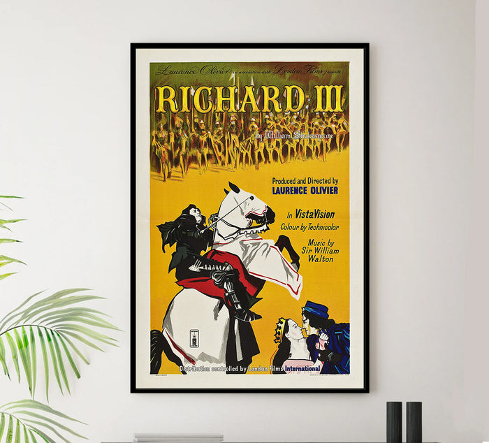Richard III 1955 - Laurence Olivier - UK - Classic Movie Poster