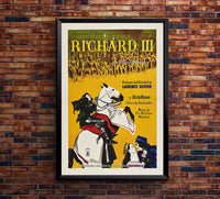 Richard III 1955 - Laurence Olivier - UK - Classic Movie Poster