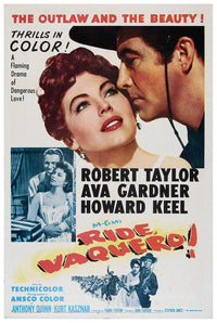Ride, Vaquero! 1953 – Vintage Classic Movie Poster