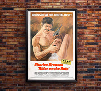 Rider on the Rain 1970 - Charles Bronson - US - Classic Movie Poster