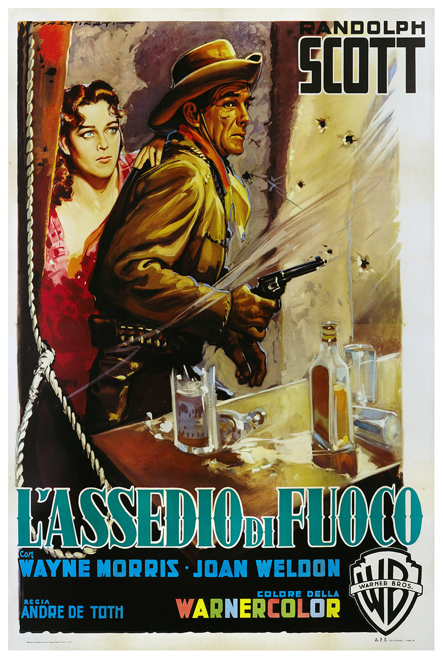 Riding Shotgun 1954 - Charles Bronson - Italy - Classic Movie Poster