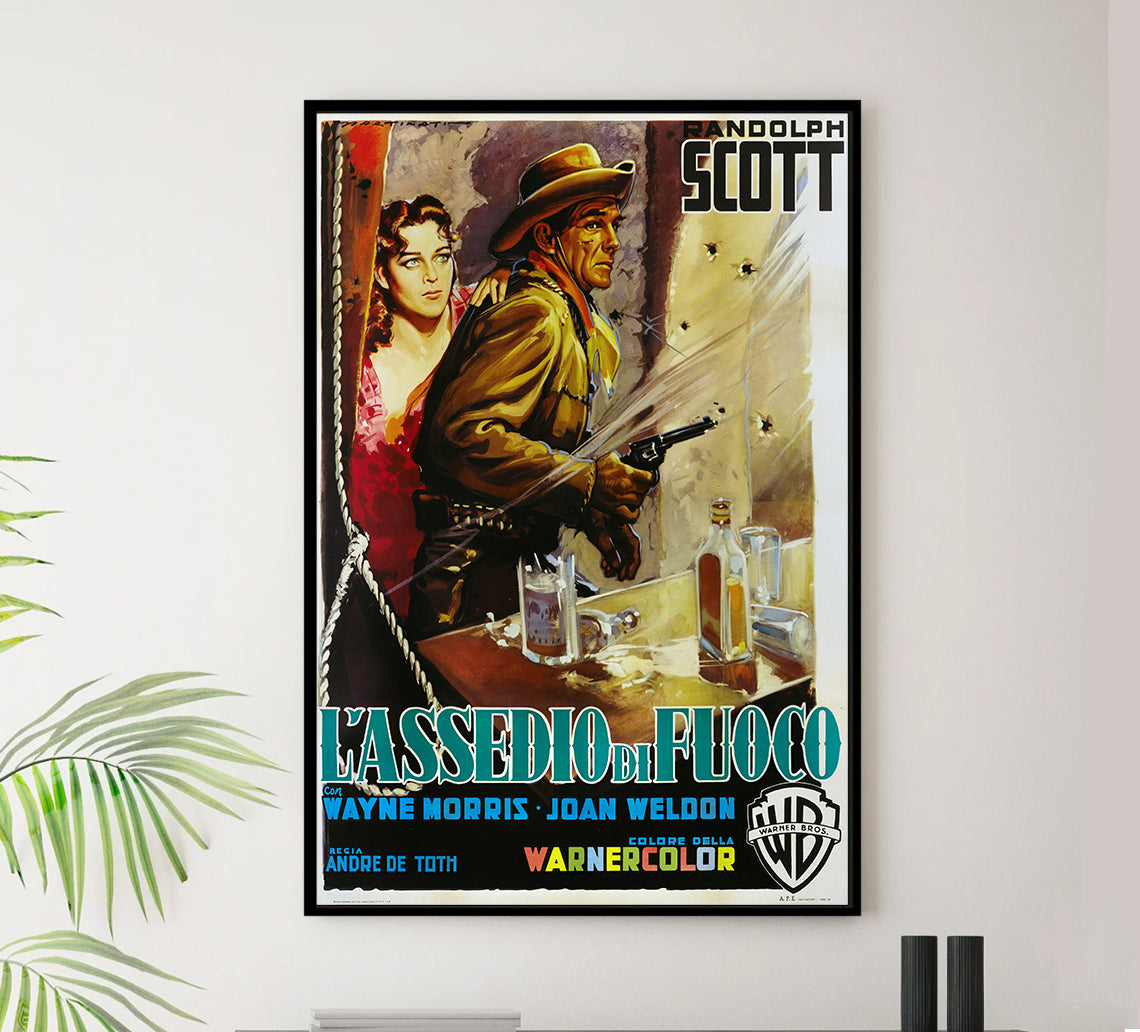 Riding Shotgun 1954 - Charles Bronson - Italy - Classic Movie Poster