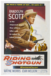 Riding Shotgun 1954 - Charles Bronson - US - Classic Movie Poster