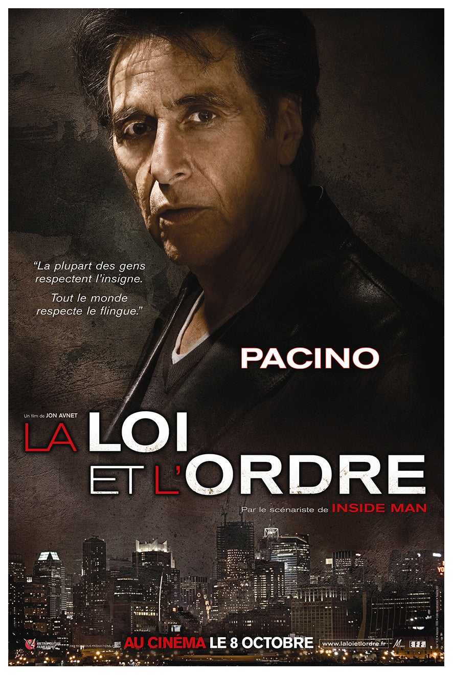 Righteous Kill 2008 - Al Pacino - France (3) - Classic Movie Poster