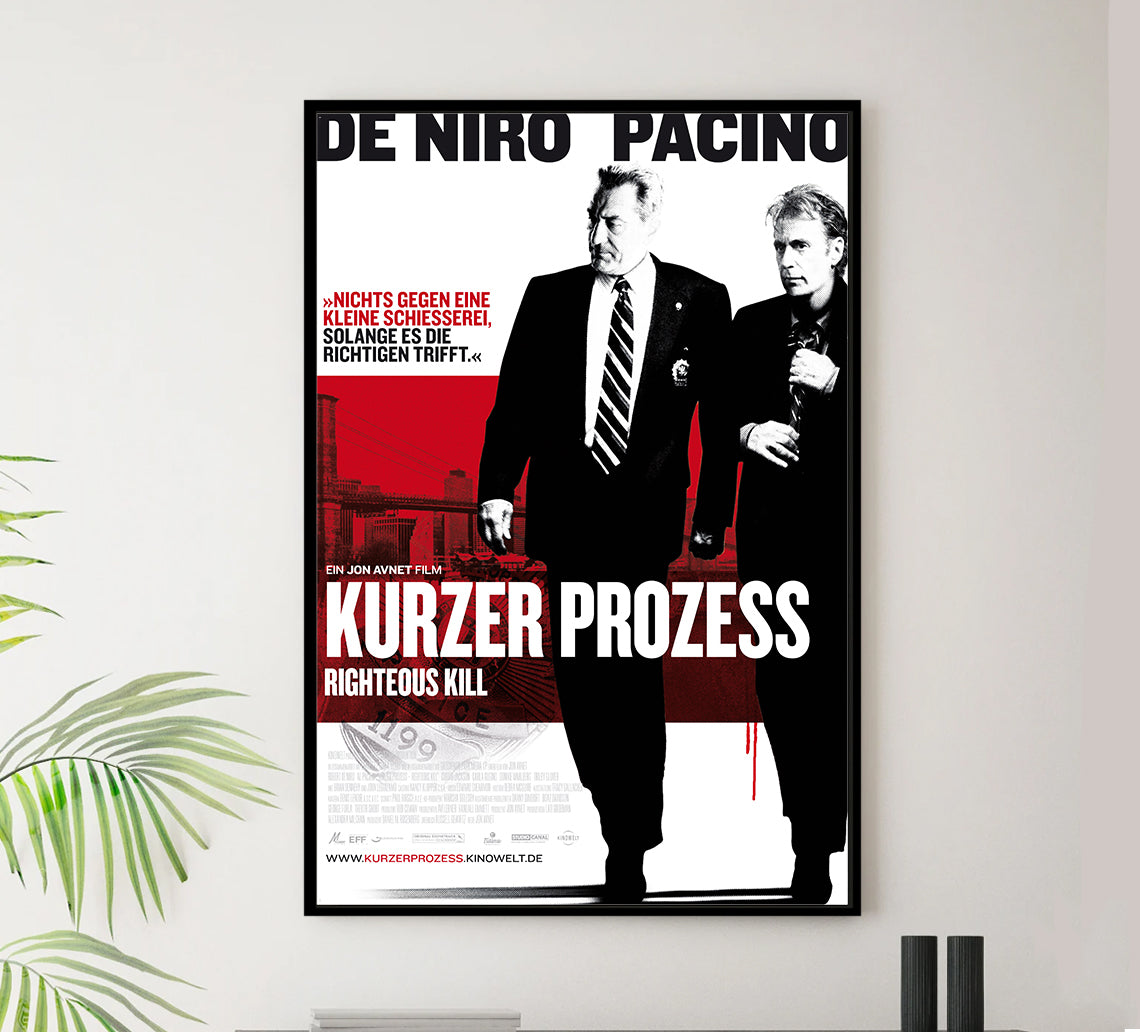 Righteous Kill 2008 - Al Pacino - Germany - Classic Movie Poster