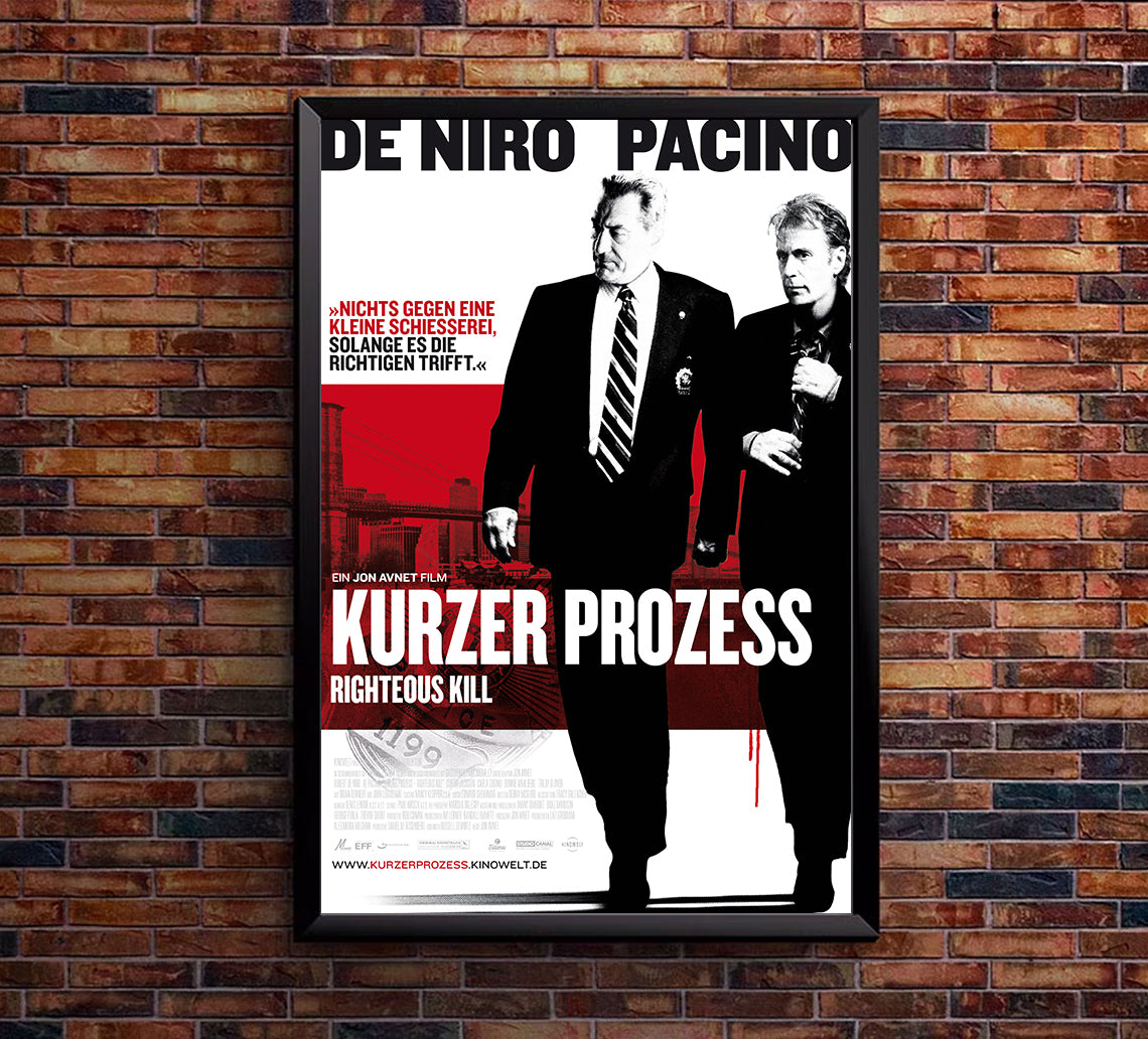 Righteous Kill 2008 - Al Pacino - Germany - Classic Movie Poster