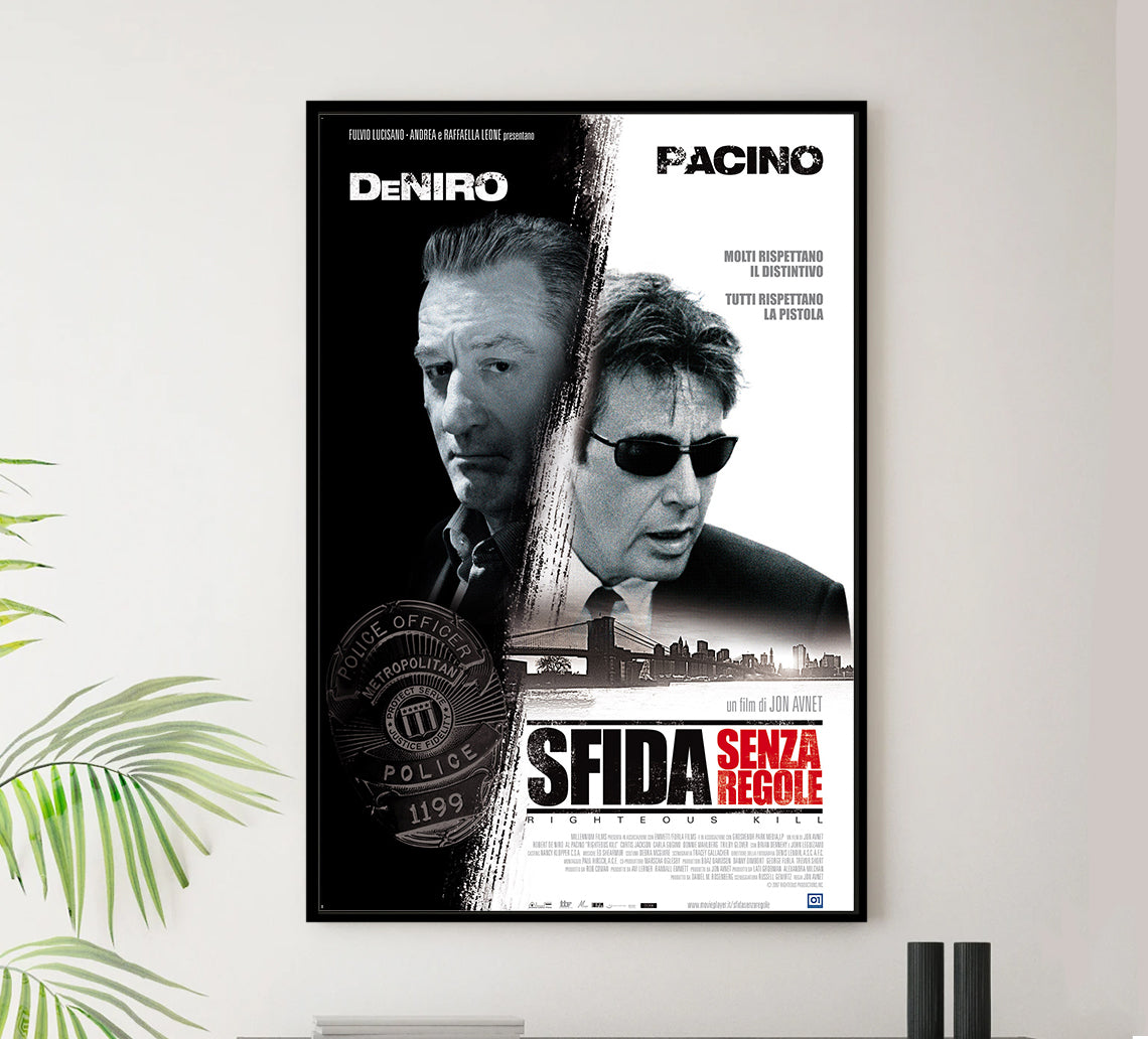 Righteous Kill 2008 - Al Pacino - Italy - Classic Movie Poster