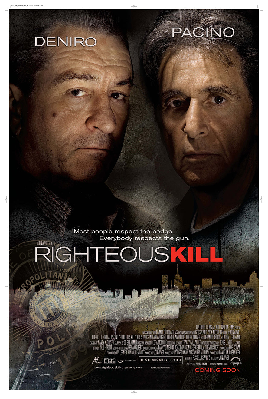 Righteous Kill 2008 - Al Pacino - US - Classic Movie Poster