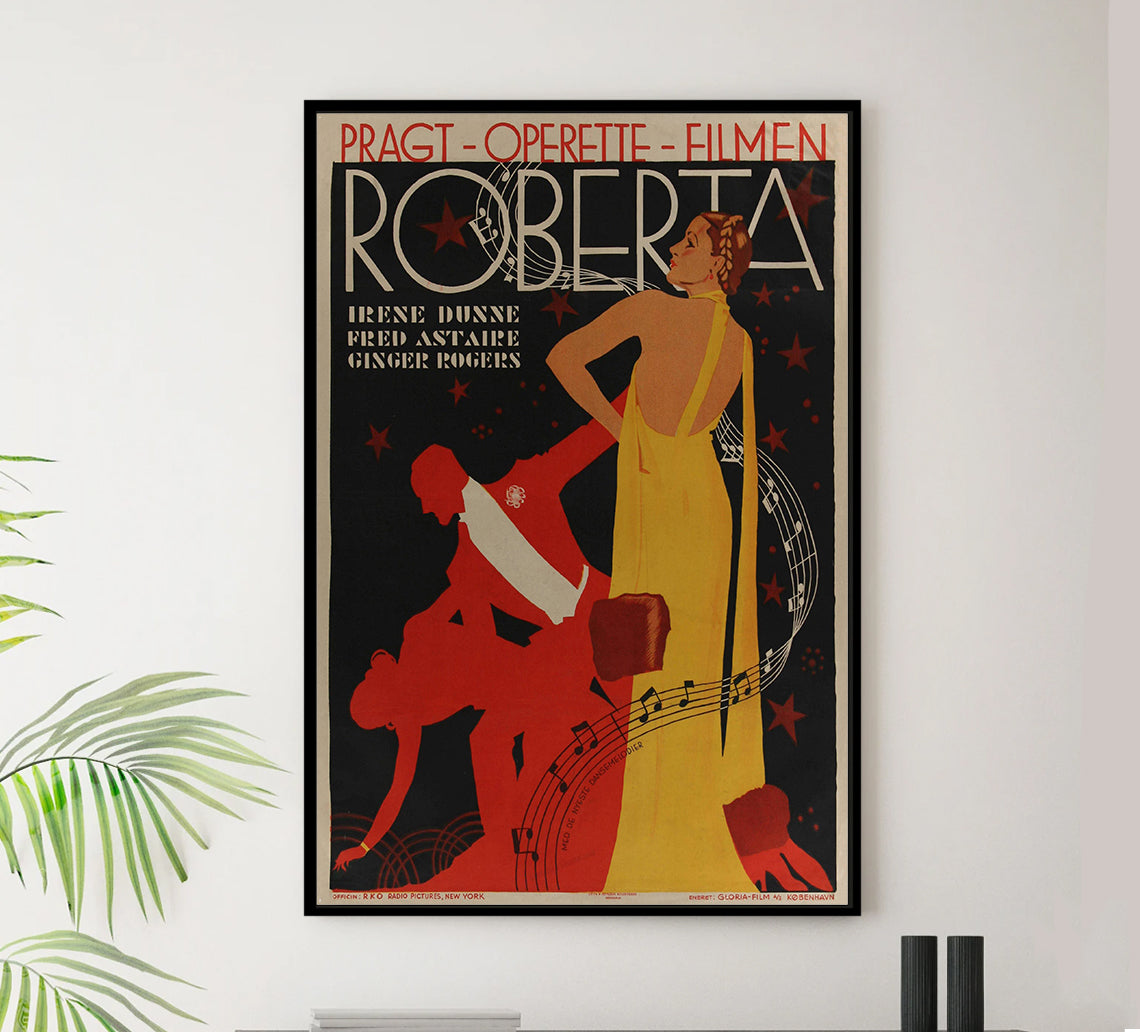 Roberta 1935 - Denmark - Classic Movie Poster