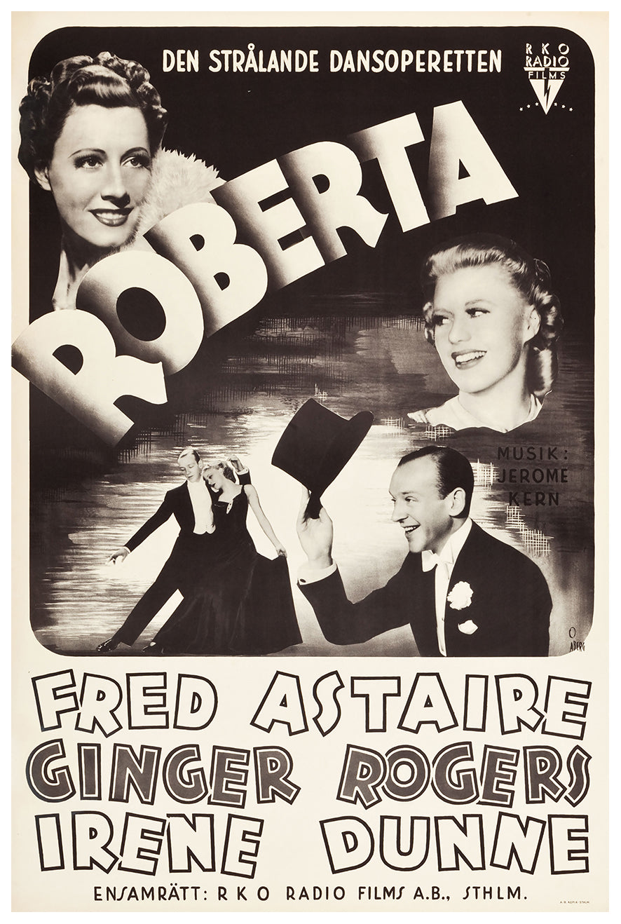 Roberta 1935 - Sweden (2) - Classic Movie Poster
