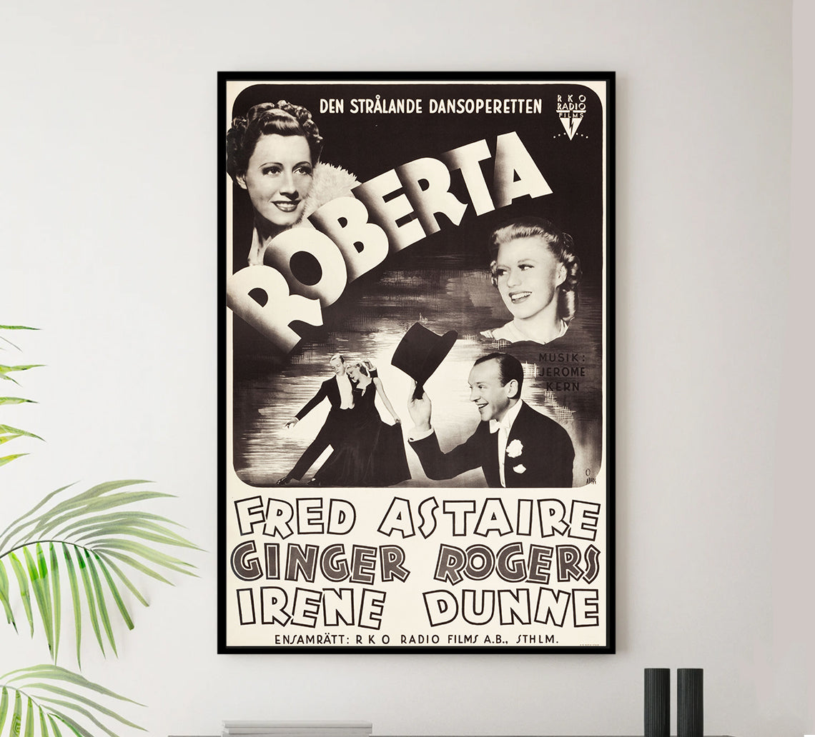 Roberta 1935 - Sweden (2) - Classic Movie Poster