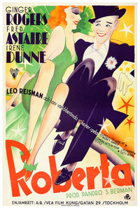 Roberta 1935 - Sweden - Classic Movie Poster