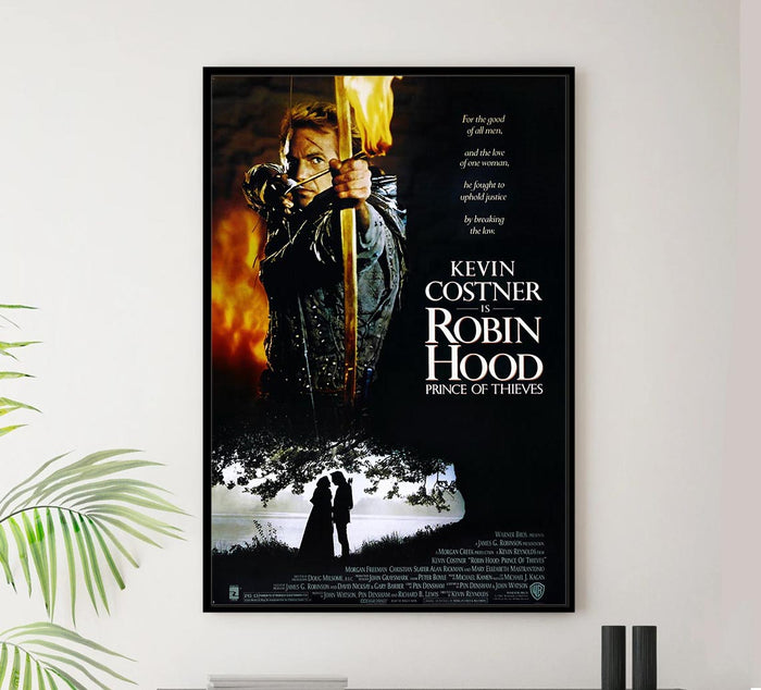 Robin Hood Prince of Thieves v2 - Kevin Costner - Vintage Classic Movie Poster