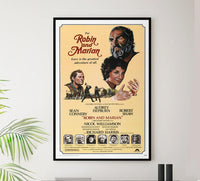 Robin and Marian 1976 v2 - Sean Connery - Vintage Classic Movie Poster