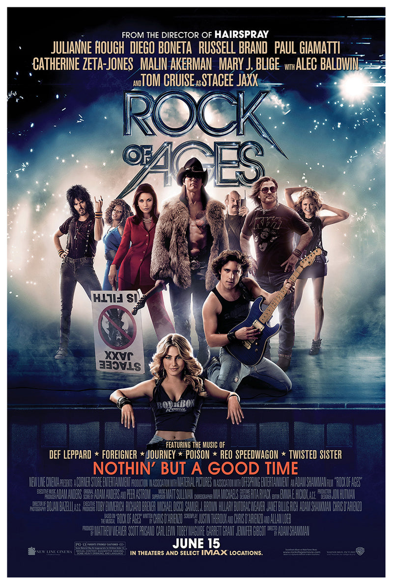 Rock of Ages 2012 - Classic Movie Poster