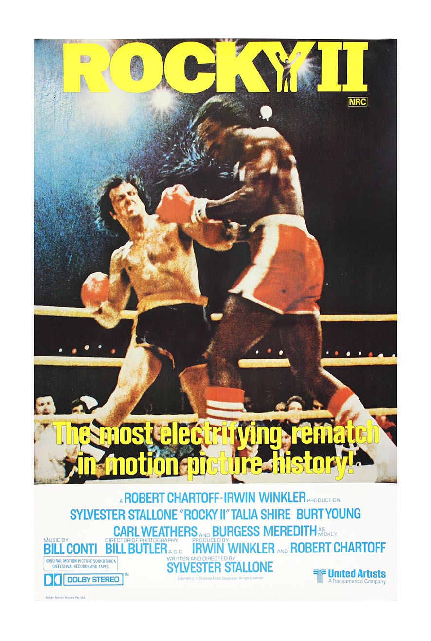 Rocky II 1979 v2 - Classic Movie Poster