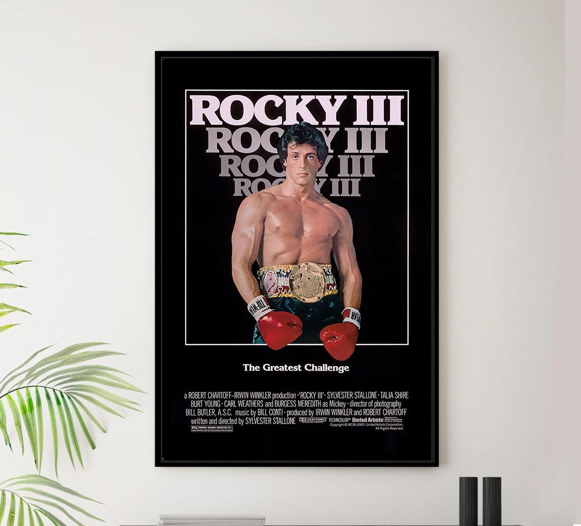 Rocky III 1982 - Classic Movie Poster – Lost Island Trading Company