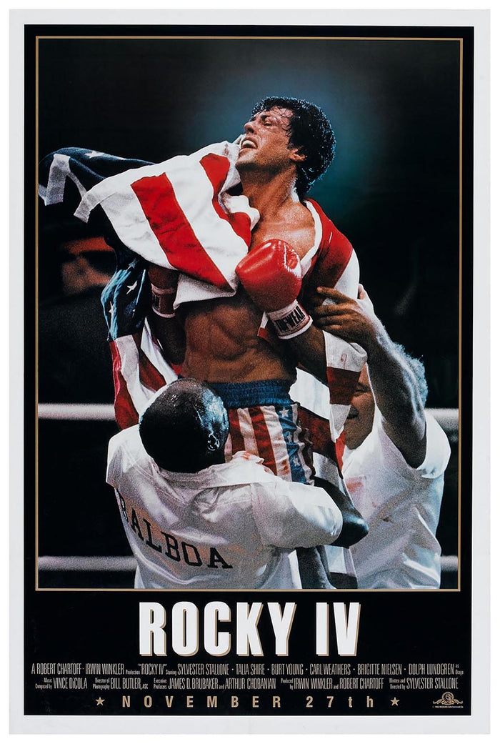 Rocky IV 1985 - Teaser - Classic Movie Poster