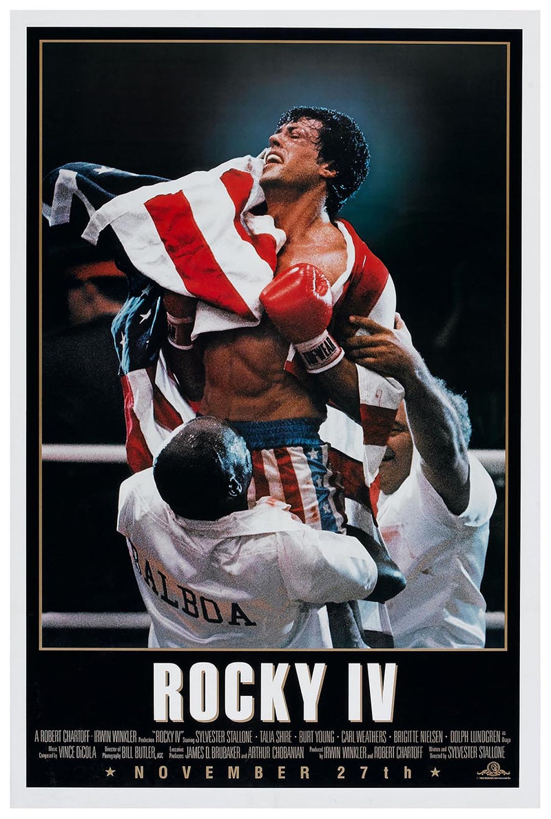 Rocky IV 1985 - Teaser - Classic Movie Poster print