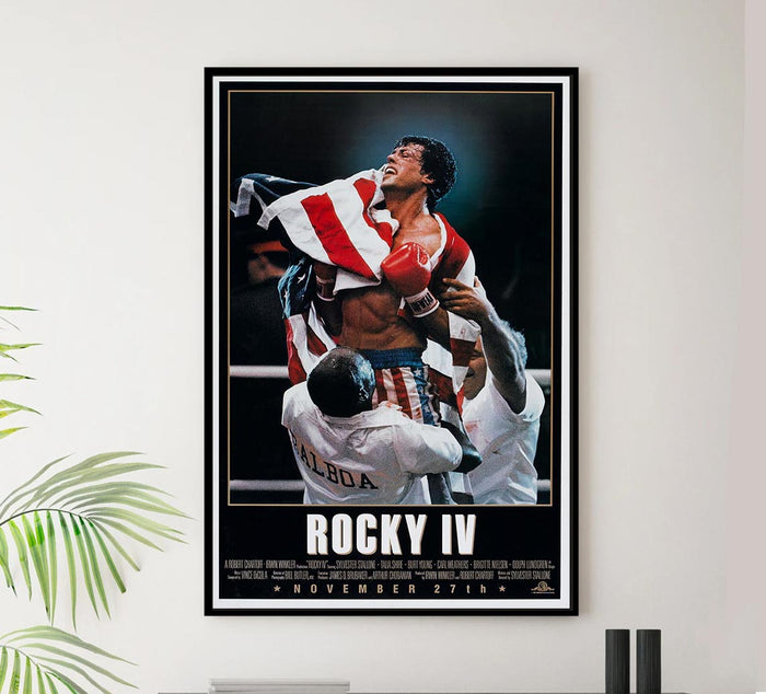 Rocky IV 1985 - Teaser - Classic Movie Poster