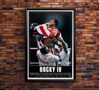 Rocky IV 1985 - Teaser - Classic Movie Poster